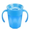 Copo de treinamento sem bico Dr. Brown's Cheers 360, azul