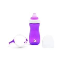 Copos com canudinho Munchkin, copo com canudinho roxo de 1 pacote de 10 onças