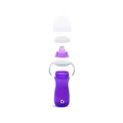 Copos com canudinho Munchkin, copo com canudinho roxo de 1 pacote de 10 onças