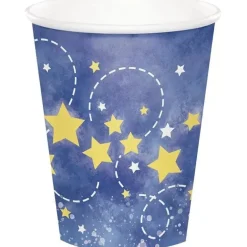 Copos quentes/frios da lua e das estrelas, pacote de 8, 9 onças