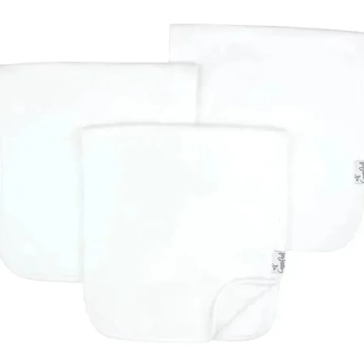 Copper Pearl - Conjunto de Panos para Arrotos 3Pk, White Basics