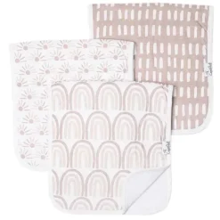 Copper Pearl - Conjunto de panos para arrotos Bliss (pacote com 3)