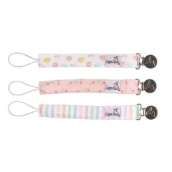Copper Pearl - 3Pk Binky Clip Cheery