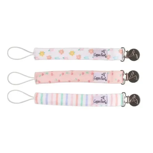 Copper Pearl - 3Pk Binky Clip Cheery