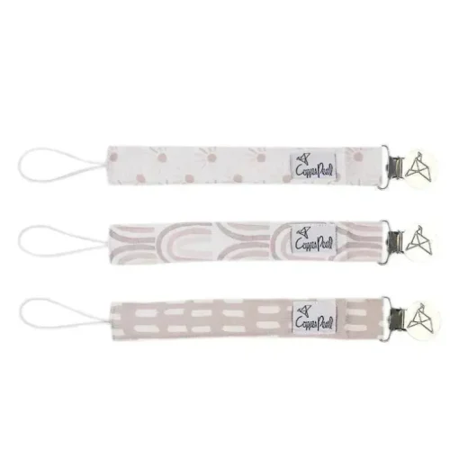 Copper Pearl - 3Pk Binky Clip Bliss
