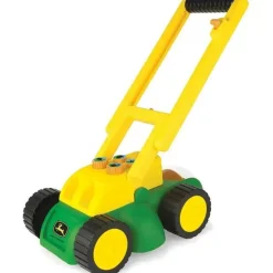 Cortador de grama eletrônico Tomy John Deere, brinquedo para crianças