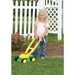 Cortador de grama eletrônico Tomy John Deere, brinquedo para crianças