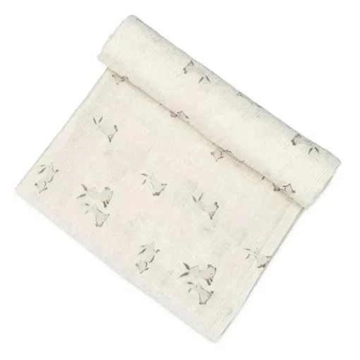 Crane - Bebê 100% Algodão Orgânico Coelhinho Único Envoltório para Bebê
