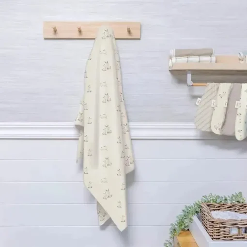 Crane - Bebê 100% Algodão Orgânico Coelhinho Único Envoltório para Bebê