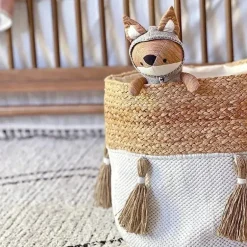 Crane - Caixa de armazenamento de tecido de bebê para berçário