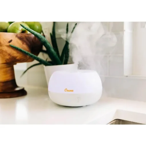 Crane - Personal Humidifier With Aroma Diffuser Function And Color Changing Light