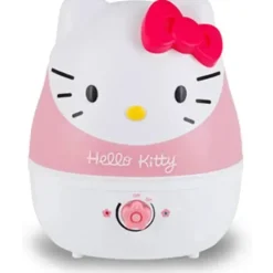Crane - Umidificadores ultrassônicos adoráveis, umidificador de ar de névoa fria de 1 galão, Hello Kitty