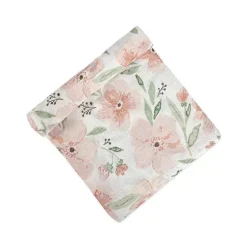 Crane Baby Parker Collection Musselina Swaddle Wraps Estampa Floral