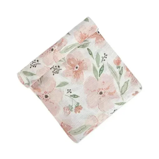 Crane Baby Parker Collection Musselina Swaddle Wraps Estampa Floral