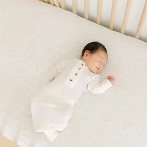 Crane Bedding - Cove Fited Crib Sheet, Hashtag
