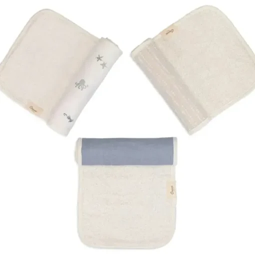Crane Bedding - Cove 3-Pc. Baby Burp Cloth Set, Ocean