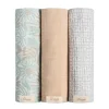Crane Bedding - Cove 3-Pc. Swaddle Set, Beach Life