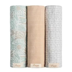 Crane Bedding - Cove 3-Pc. Swaddle Set, Beach Life