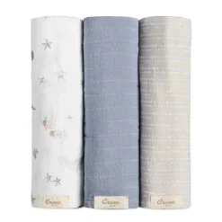 Crane Bedding - Cove 3-Pc. Swaddle Set, Sea Life