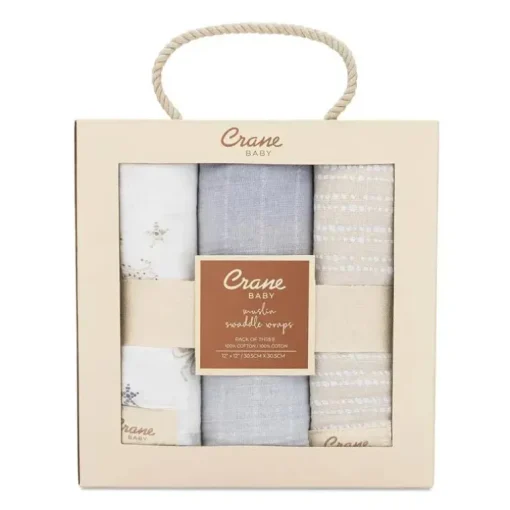 Crane Bedding - Cove 3-Pc. Swaddle Set, Sea Life