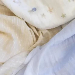 Crane Bedding - Cove 3-Pc. Swaddle Set, Sea Life