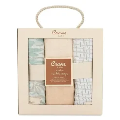 Crane Bedding - Cove 3-Pc. Swaddle Set, Beach Life