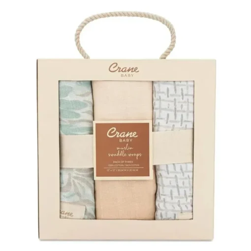 Crane Bedding - Cove 3-Pc. Swaddle Set, Beach Life