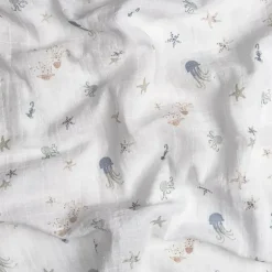 Crane Bedding - Cove 3-Pc. Swaddle Set, Sea Life