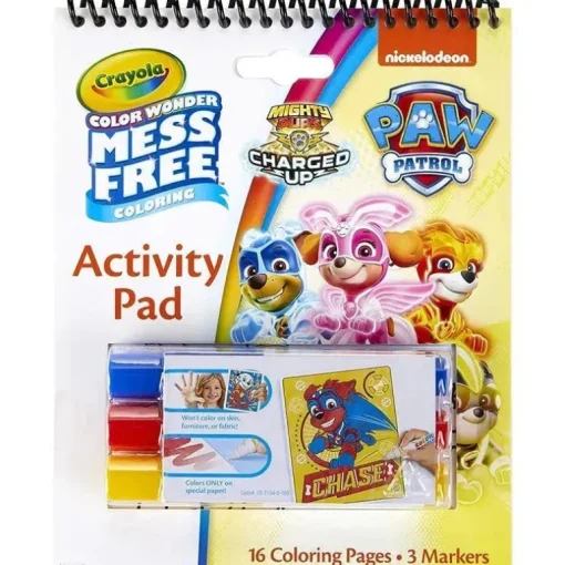 Crayola - bloco de atividades Color Wonder, Patrulha Canina