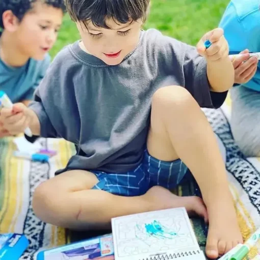 Crayola - Bloco de atividades Color Wonder, Baby Shark