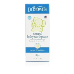 Creme dental sem flúor Dr. Brown Natural Flow Happy Teeth