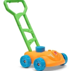 Crianças pequenas - cortador de grama com bolhas sem derramamento, máquina sopradora de bolhas automática