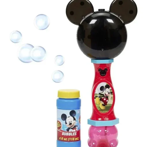 Crianças pequenas - Varinha de bolha musical com luz e som do Disney Mickey Mouse