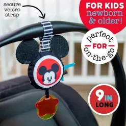 Crianças preferidas - Brinquedo do Mickey para pendurar em preto e branco da Disney