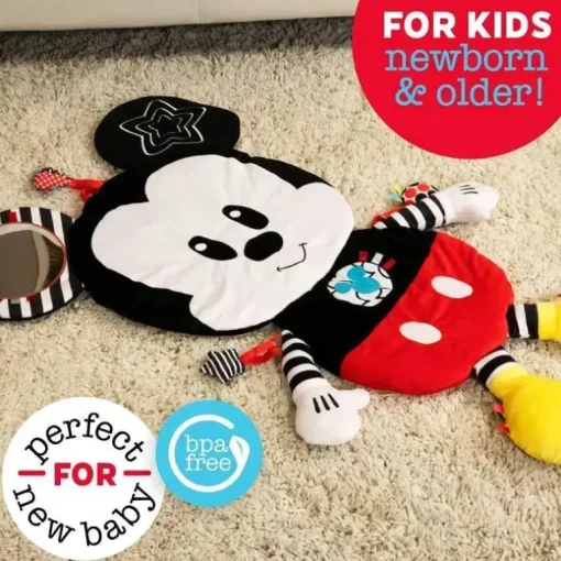 Crianças preferidas - Disney Black &amp; White Mickey Mouse Playmat
