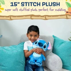 Crianças preferidas - Disney Baby Lilo &amp; Stitch Brinquedo de pelúcia macio e abraçável, Stitch