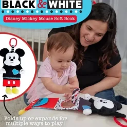 Crianças preferidas - Disney Black &amp; White Mickey Mouse Full Body Soft Book