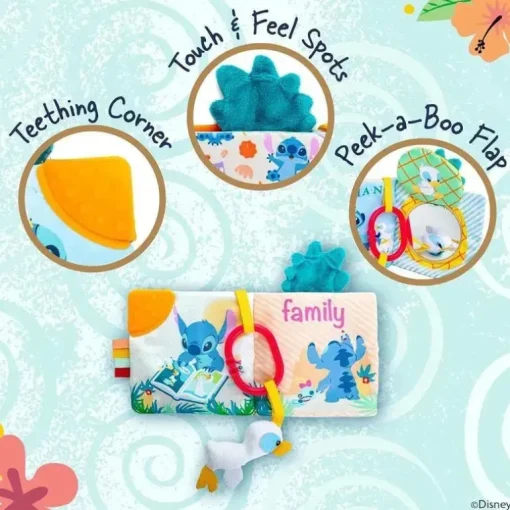 Crianças preferidas - Livro macio Disney Baby Lilo &amp; Stitch: Livro macio Stitch ON-The-GO