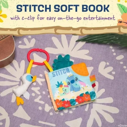 Crianças preferidas - Livro macio Disney Baby Lilo &amp; Stitch: Livro macio Stitch ON-The-GO