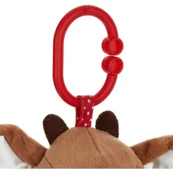 Crianças preferidas - Rudolph, a rena do nariz vermelho, brinquedo de atividade de desenvolvimento do mordedor em movimento, 12 polegadas