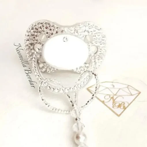 Cristal Neonilla - Chupeta Com Cristais Swarovski. Boneco Bling