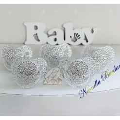 Cristal Neonilla - Chupeta Ortodôntica Com Cristais Swarovski. Boneco Bling