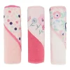 Cudlie - 3 Pk toalha com capuz enrolada/cardada, floral fresco