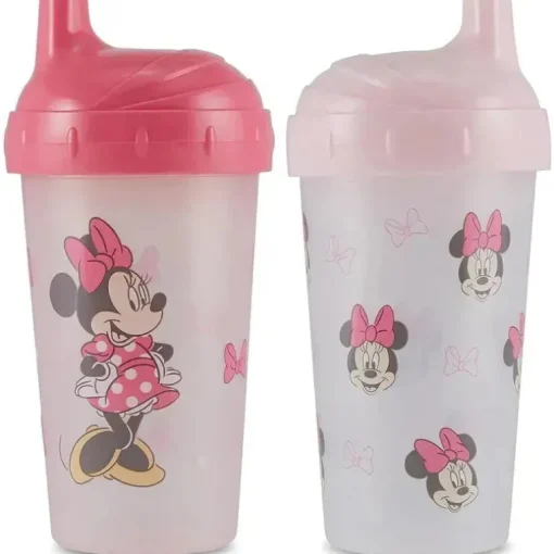 Cudlie - 2 unidades de bico rígido, pose e arcos Disney Minnie Mouse