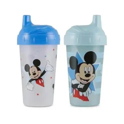 Cudlie - 2 unidades de bico rígido Disney Mickey Mouse, estrelas