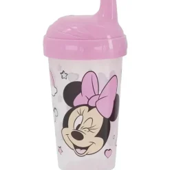 Cudlie - 2 unidades de bico rígido Disney Minnie Mouse, arco-íris e estrela
