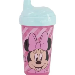 Cudlie - 2 unidades de bico rígido Disney Minnie Mouse, arco-íris e estrela