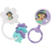 Cudlie - 2 unidades de chocalho e chaveiro em forma de personagem da Disney Princess