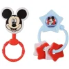 Cudlie - 2 unidades de chocalho e chaveiro Disney Mickey Mouse