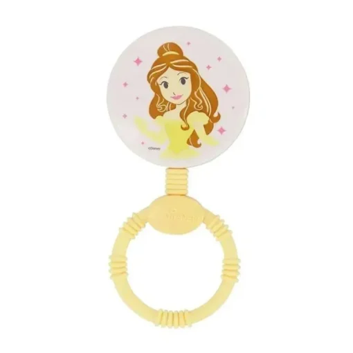Cudlie - 2 unidades de chocalho de personagem Disney Bella